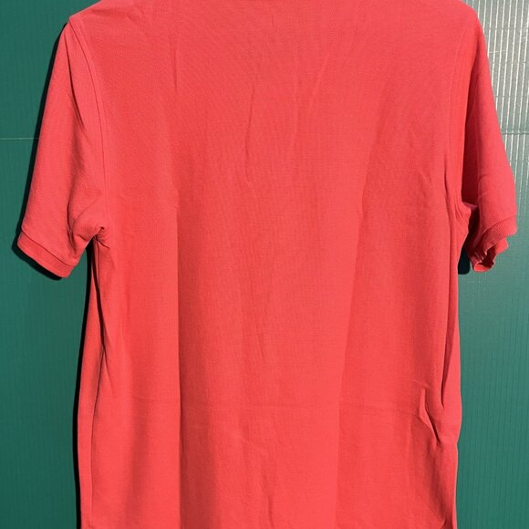 James Bark Coral Polo Shirt Men’s Small – Made in Peru, Blue Dog Logo, 100% Pima - Picture 5 of 6